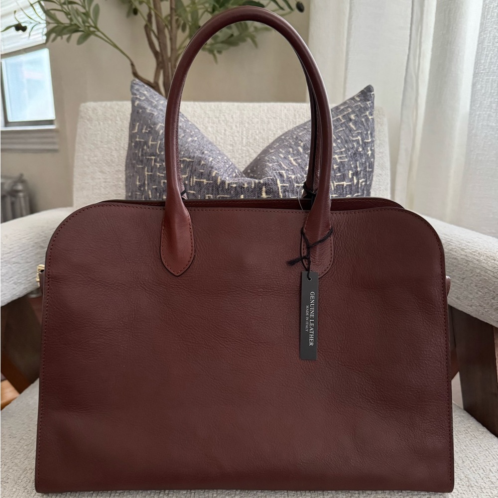 Brown leather Claudia bag
